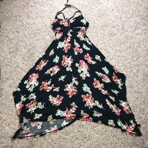 Floral printed sun dress